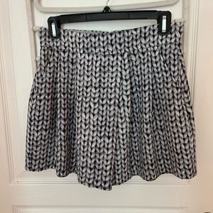 Banana Republic cable knit pattern skort